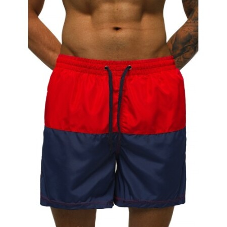 J.Style Men's Swimming Shorts Blue Red HM062 - J.STYLE