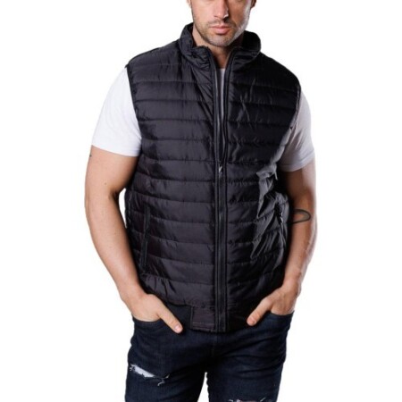 J.Style Vest for Men Black 8MY77-1 - J.STYLE