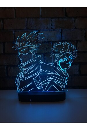 Jujutsu Kaisen Satoru Gojo & Yuji Itadori Anime Table Lamp - Petradesign