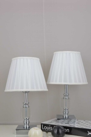 Julina Single Cube Silver Double Lampshade - Abajuraksesuar