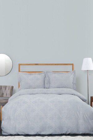 Julio Gray Double Duvet Cover Set 200. 20. 01. 0477 - Karaca Home