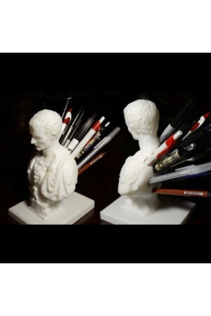 Julius Caesar Stifthalter Dekor Skulptur - Ruan Sanat