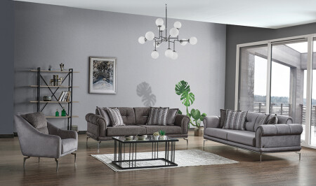 Julyan Sofa Set Metal Case - Cadde Yıldız