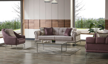 Julyan Sofa Set Metal Case V2 - Cadde Yıldız