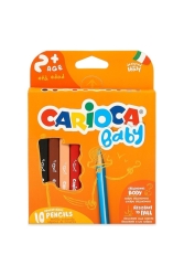 Jumbo Baby Dreiecksmalstifte 10 Stück CRI-42819 - Carioca