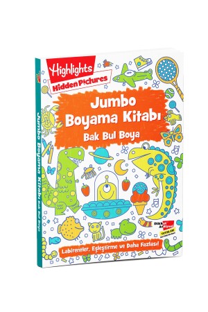 Jumbo Boyama Kitabı Bak Bul Boya - Dikkat Atölyesi Yayınları