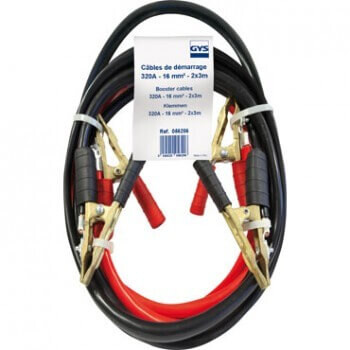 Jumper cables 320A 2x3M. 16mm2 GYS - GYS
