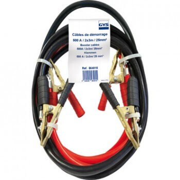 Jumper cables 500A 2x3M. 25mm2 GYS - GYS