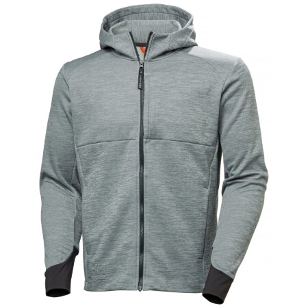 Jumper HELLY HANSEN Tech Hooded Midlayer, gray - Helly Hansen workwear