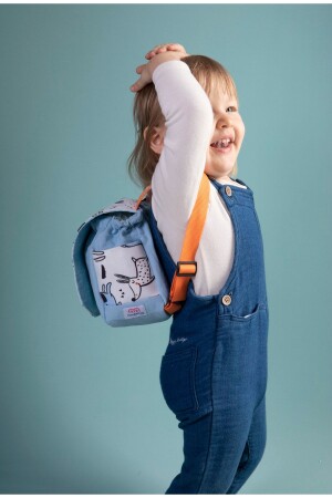 Jumping Dogs 101 Children's Backpack 22x20x13 - Colorful and Functional Design (0-4 YEARS) - Montefair