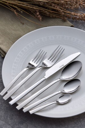 Juniper 84 Piece 12 Persons Elegance Boxed Fork Spoon Knife Set 153. 03. 08. 2196 - Karaca