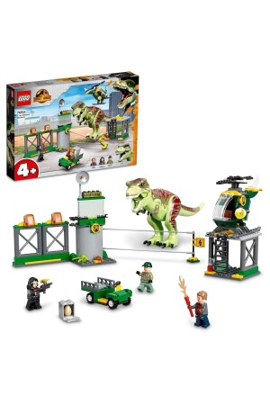 ® Jurassic World T. rex Dinosaur Escape 76944 - Construction Set for Children Age 4 and Above (140 Pieces) - Lego