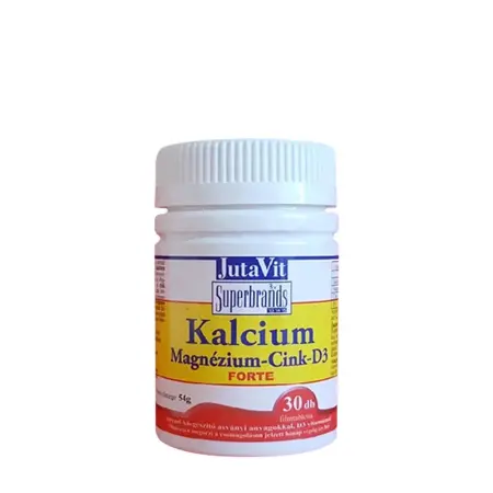 JutaVit Calcium-Magnesium-Zinc+D3 Forte (30 Tablets) - JutaVit
