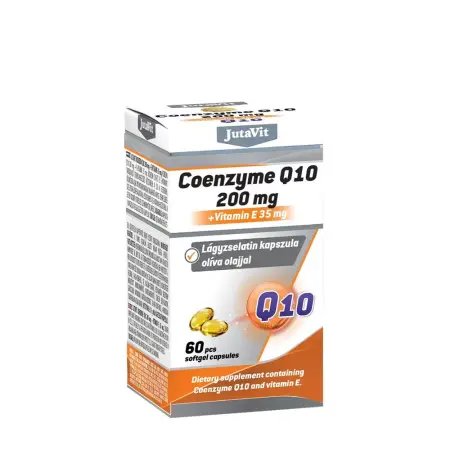 JutaVit Coenzyme Q10 200 mg (60 Softgels) - JutaVit
