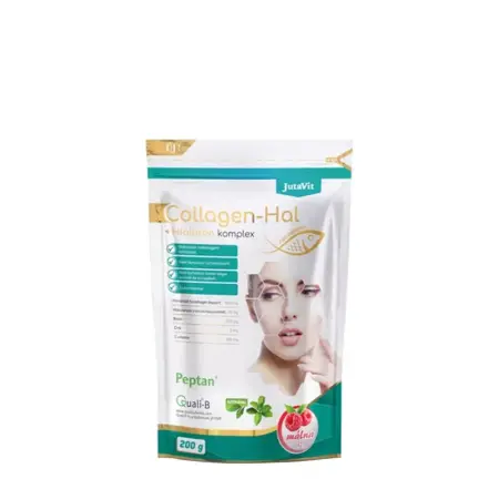 JutaVit Collagen-Fish + Hyaluronic complex (200 g, Raspberry) - JutaVit