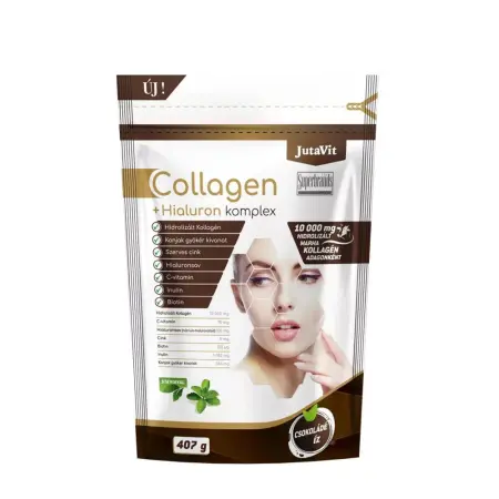 JutaVit Collagen + Hialuron Complex (407 g, Chocolate) - JutaVit