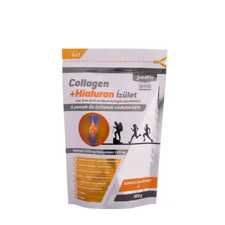 JutaVit Collagen+Hyaluron Joint (400 g, Orange Grapefruit) - JutaVit