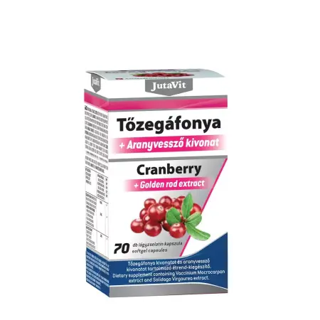 JutaVit Cranberry 800 mg + Golden Rod Extract (70 Softgels) - JutaVit