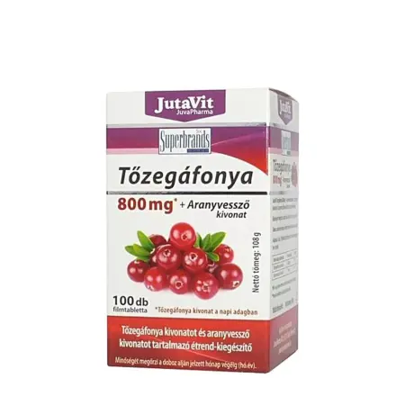 JutaVit Cranberry 800 mg + Goldenrod Extract (100 Tablets) - JutaVit