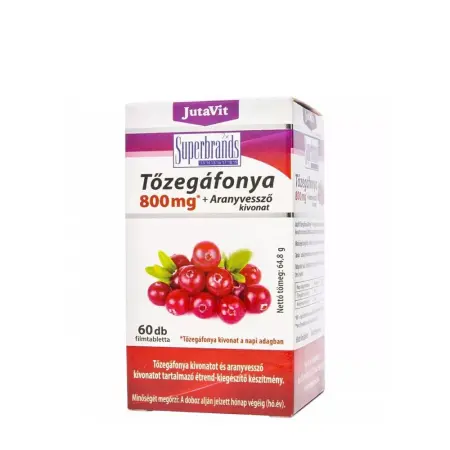 JutaVit Cranberry 800 mg + Goldenrod Extract (60 Tablets) - JutaVit