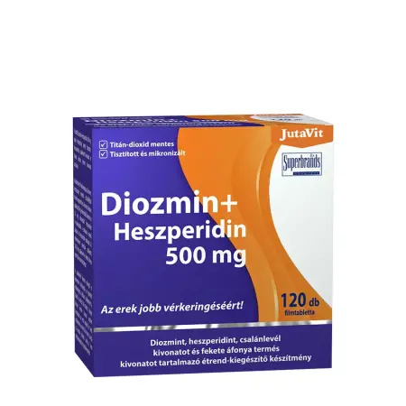 JutaVit Diosmin + Hesperidin 500 mg (120 Tablets) - JutaVit