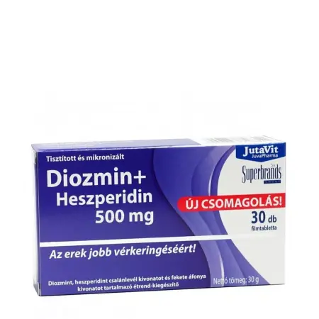 JutaVit Diosmin + Hesperidin 500 mg (30 Tablets) - JutaVit