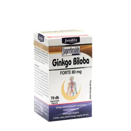 JutaVit Ginkgo Biloba Forte 80 mg softgel (70 Softgels) - JutaVit