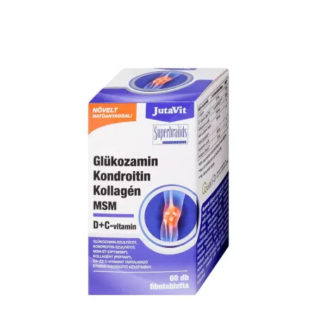 JutaVit Glucosamine Collagen MSM Vitamin D + C (60 Tablets) - JutaVit