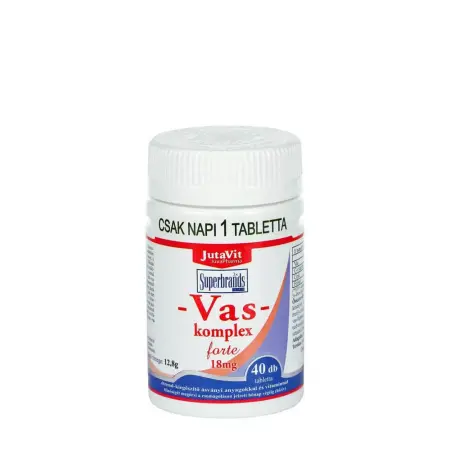 JutaVit Iron Complex 18 mg tablet (40 Tablets) - JutaVit