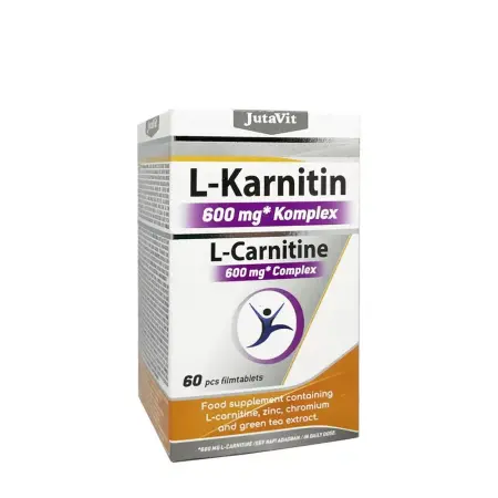 JutaVit L-Carnitine 600 mg Complex (60 Tablets) - JutaVit