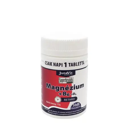 JutaVit Magnesium 250 mg + B6 With Extended Release (50 Tablets) - JutaVit