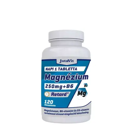 JutaVit Magnesium 250mg + B6 + D3 Retard (120 Tablets) - JutaVit