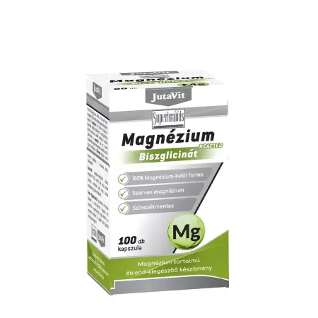 JutaVit Magnesium Bisglycinate Reacted (100 Capsules) - JutaVit