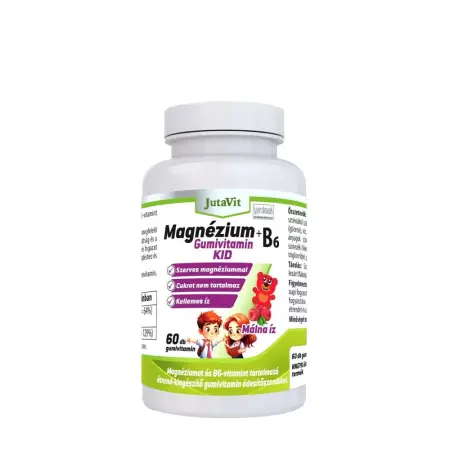 JutaVit Magnesium Gummies (60 Gummies, Raspberry) - JutaVit