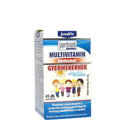 JutaVit Multivitamin Immuner chewable tablets For Kids (45 Chewables) - JutaVit