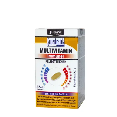 JutaVit Multivitamin Immuner tablets For Adults (45 Tablets) - JutaVit
