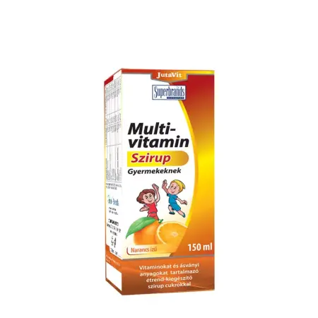 JutaVit Multivitamin Syrup For Children (150 ml, Orange) - JutaVit