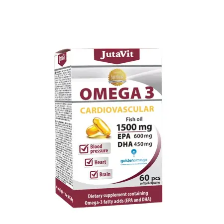JutaVit Omega 3 Cardiovascular (60 Softgels) - JutaVit