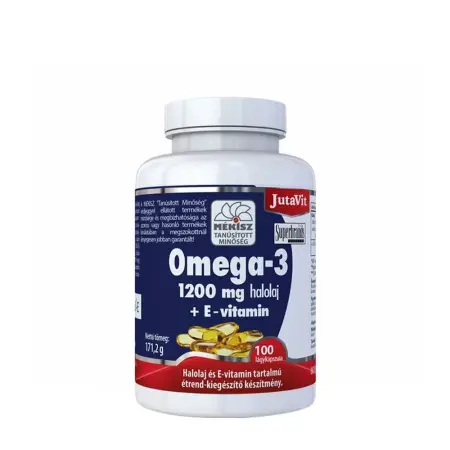 JutaVit Omega-3 Fish Oil 1200 mg (100 Softgels) - JutaVit