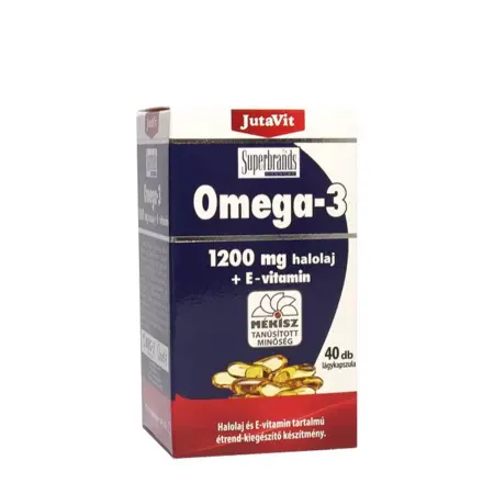 JutaVit Omega-3 Fish Oil 1200 mg (40 Softgels) - JutaVit