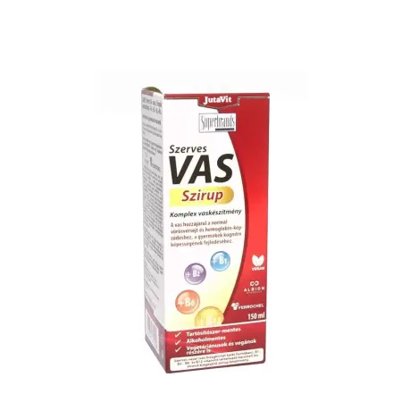 JutaVit Organic Iron Syrup Complex (150 ml) - JutaVit