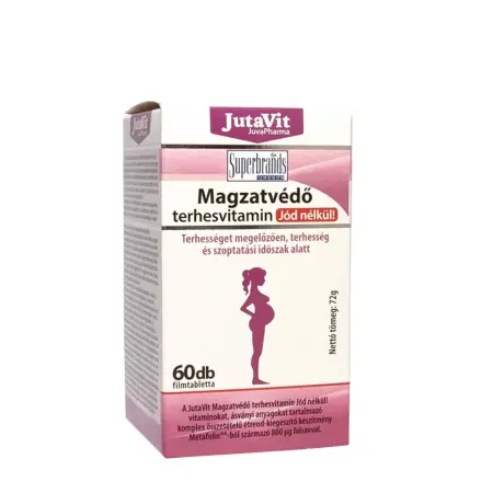 JutaVit Prenatal Vitamin Without Iodine (60 Tablets) - JutaVit