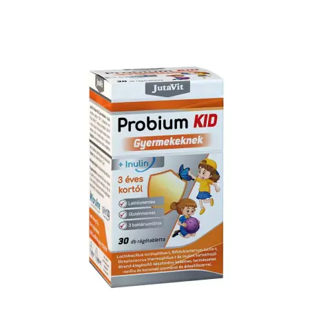 JutaVit Probium Kid + Inulin (30 Chewable Tablets) - JutaVit