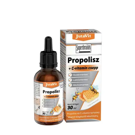 JutaVit Propolis + Vitamin C Drops (30 ml) - JutaVit