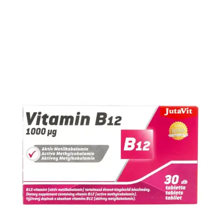 JutaVit Vitamin B12 Active Methylcobalamin (30 Tablets) - JutaVit