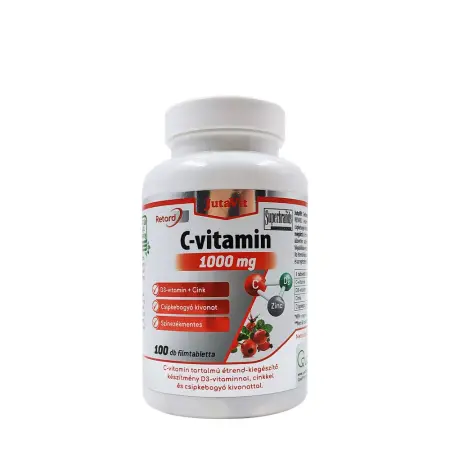 JutaVit Vitamin C 1000 mg + D3 + Zinc tablet (100 Tablets) - JutaVit