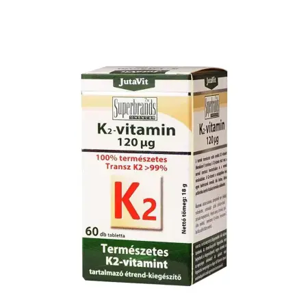 JutaVit Vitamin K2 120 mcg (60 Tablets) - JutaVit