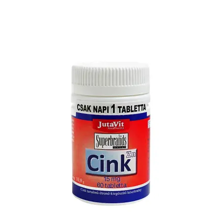 JutaVit Zinc 15 mg tablet (60 Tablets) - JutaVit