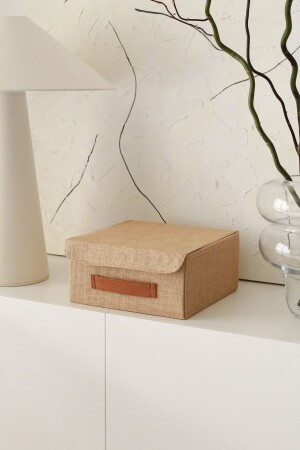 Jute Covered Wardrobe Drawer Inside Jewelry Makeup Laundry Folding Storage Box Organizer KCK-KPK-JUT - Rek Home
