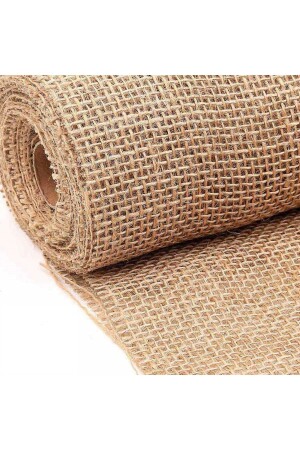 Jute Cross Stitch 3 Meters - Straw Sack - Natural Jute Fabric - Width 1 Meter Length 3 Meters - 7 Ounce Thickness Jutefabric7oz3meter - Arısu